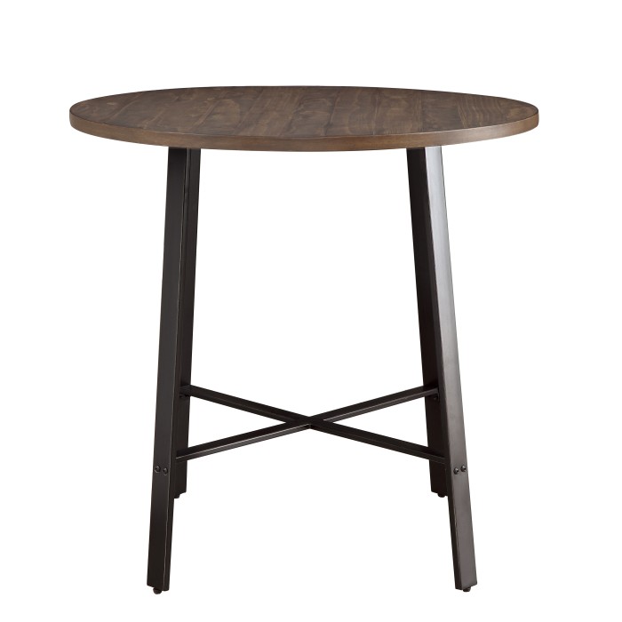 Brown Chevre Collection Round Counter Height Table By Homelegance