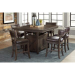 Dark cherry Oxton Collection Counter Height Table with Storage Base By Homelegance Luxury Dining Tables Mobilia Cleopatra 21 Dark cherry Oxton Collection Counter Height Table with Storage Base By Homelegance 21