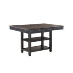 Natural and black Baywater Collection Counter Height Table with 4 Drawers By Homelegance Luxury Dining Tables Mobilia Cleopatra 14 Natural and black Baywater Collection Counter Height Table with 4 Drawers By Homelegance 14