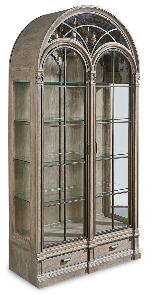 Gwynn Light Brown Curio China-Parch By Art Furniture 6
