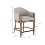 Architrave-Counter Almond Stool By Art Furniture 13