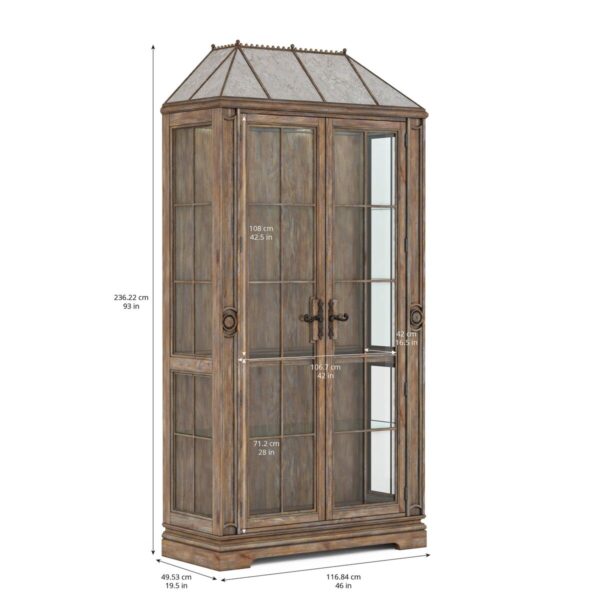 Architrave Brown Display Cabinet By Art Furniture 12