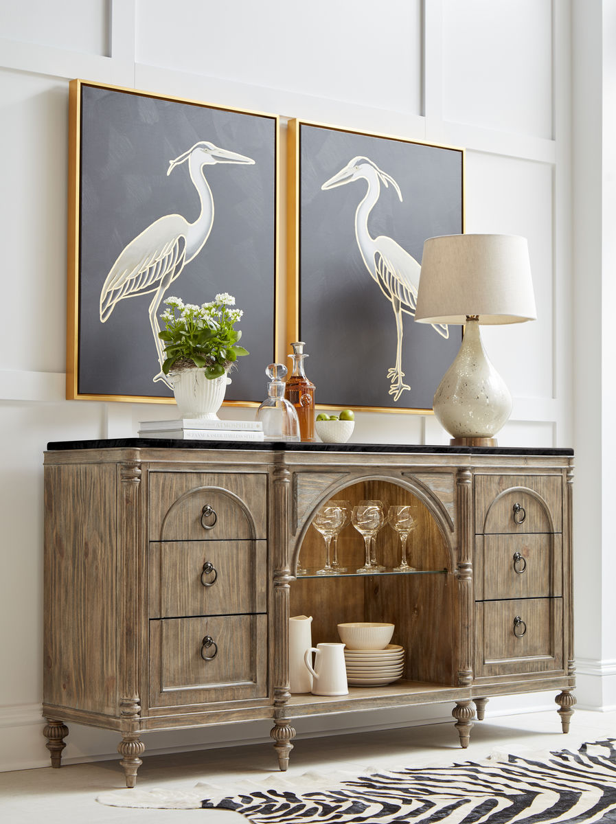 Architrave-Almond Server By Art Furniture