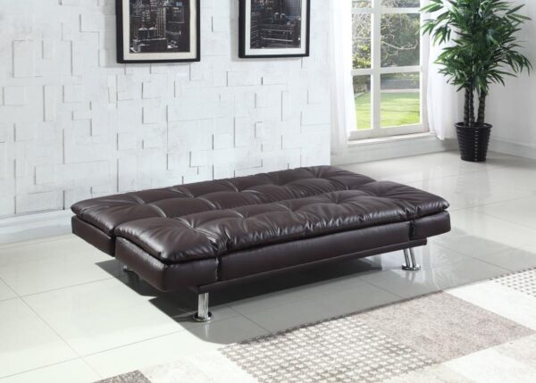Dilleston Tufted Back Upholstered Sofa Bed Brown 300321 By Coaster Furniture 11