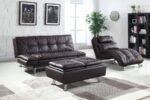 Dilleston Tufted Back Upholstered Sofa Bed Brown 300321 By Coaster Furniture 13