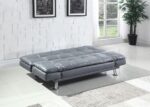 Dilleston Tufted Back Upholstered Sofa Bed Gray 500096 By Coaster Furniture 12