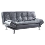 Dilleston Tufted Back Upholstered Sofa Bed Gray 500096 By Coaster Furniture 13
