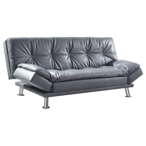 Dilleston Tufted Back Upholstered Sofa Bed Gray 500096 By Coaster Furniture 9