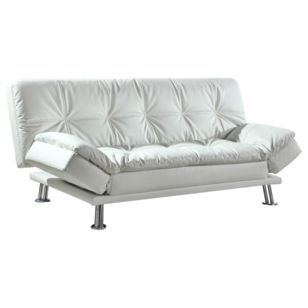 Dilleston Tufted Back Upholstered Sofa Bed White 300291 By Coaster Furniture 10