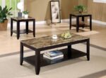 Flores 3-piece Occasional Table Set with Shelf Cappuccino 700155 By Coaster Furniture 9