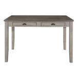 Bright leaf Collection Counter Height Table and 4 Functional Drawers By Homelegance 17