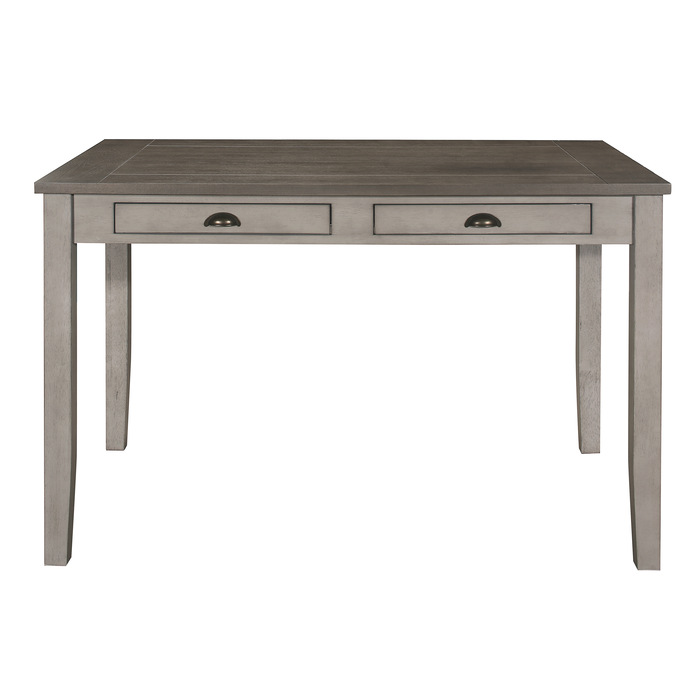 Bright leaf Collection Counter Height Table and 4 Functional Drawers By Homelegance