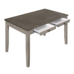 Bright leaf Collection Counter Height Table and 4 Functional Drawers By Homelegance 20
