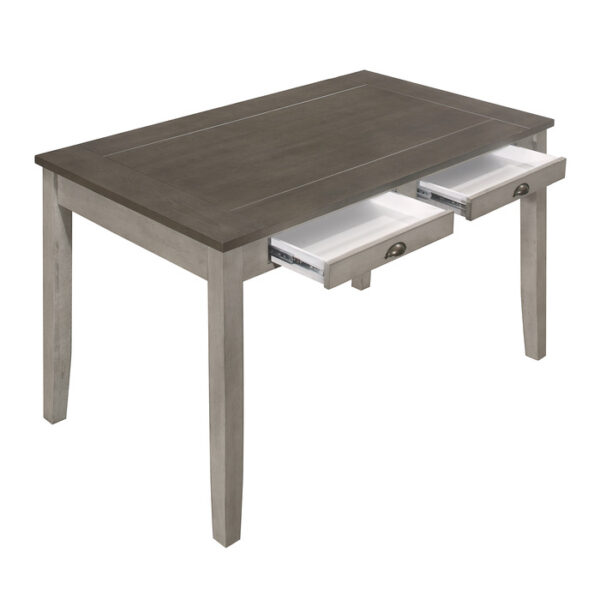 Bright leaf Collection Counter Height Table and 4 Functional Drawers By Homelegance 13