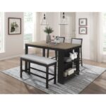 Stratus Collection Counter Height Table By Homelegance 24