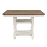 Tobacco brown and antique white Alburgh Collection Counter Height Table By Homelegance Luxury Dining Tables Mobilia Cleopatra 15 Tobacco brown and antique white Alburgh Collection Counter Height Table By Homelegance 15