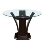 Espresso Round Daisy Collection Counter Height Table By Homelegance Luxury Dining Tables Mobilia Cleopatra 13 Espresso Round Daisy Collection Counter Height Table By Homelegance 13