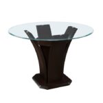 Espresso Round Daisy Collection Counter Height Table By Homelegance Luxury Dining Tables Mobilia Cleopatra 14 Espresso Round Daisy Collection Counter Height Table By Homelegance 14