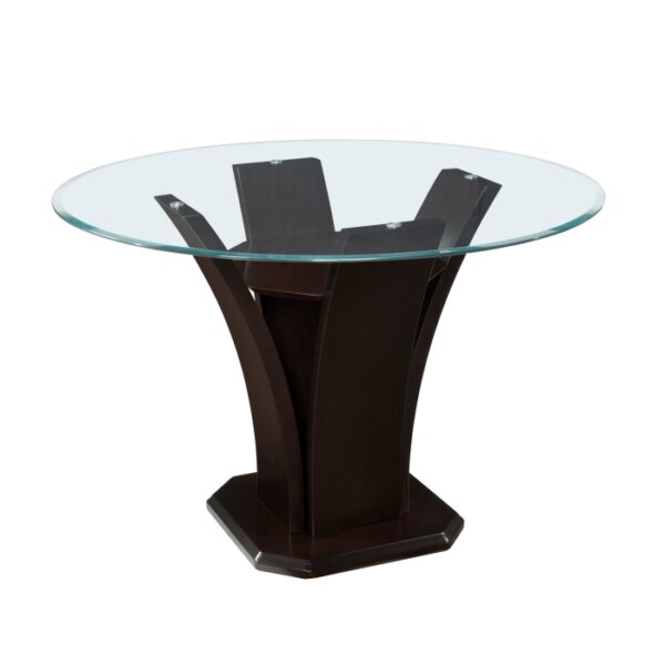 Espresso Round Daisy Collection Counter Height Table By Homelegance 9
