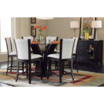 Espresso Round Daisy Collection Counter Height Table By Homelegance Luxury Dining Tables Mobilia Cleopatra 16 Espresso Round Daisy Collection Counter Height Table By Homelegance 16