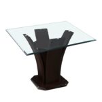 Espresso Daisy Collection Counter Height Table By Homelegance 12