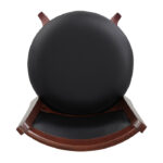 Dark cherry Shapel Collection Swivel Pub Height Chair By Homelegance 10