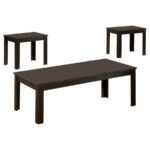 Elias 3-piece Silhouette Occasional Set Black 700225 By Coaster Furniture Luxury Coffee Tables Mobilia Cleopatra 11 Elias 3-piece Silhouette Occasional Set Black 700225 By Coaster Furniture 11