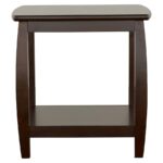 Dixon Square End Table with Bottom Shelf Espresso 701077 By Coaster Furniture 16