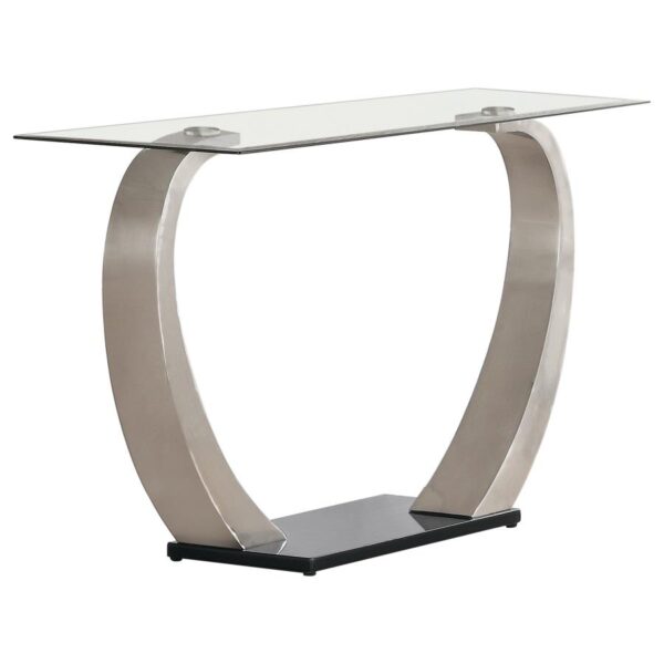 Pruitt Rectangular Sofa Table Satin 701239 By Coaster Furniture 9