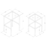 Leilani 2-piece Glass Top Nesting Tables Black 901073 By Coaster Furniture 11