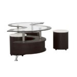 Buckley 3-piece Coffee Table and Stools Set Cappuccino 720218 By Coaster Furniture 16