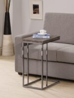 Pedro Expandable Top Accent Table Weathered Gray and Black 902864 By Coaster Furniture 7
