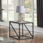 Birdie Square End Table Sonoma Gray 705617 By Coaster Furniture 11