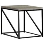 Birdie Square End Table Sonoma Gray 705617 By Coaster Furniture 12