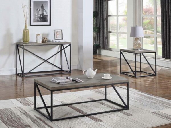 Birdie Square End Table Sonoma Gray 705617 By Coaster Furniture 10