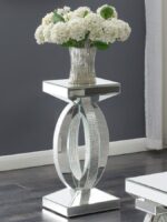 Amalia Square End Table with Lower Shelf Clear Mirror 722517 By Coaster Furniture 9