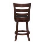 Dark cherry Edmond Collection Swivel Bar Height Chair By Homelegance 16