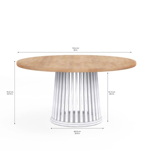 Post Round Dining Table By Art Furniture 7