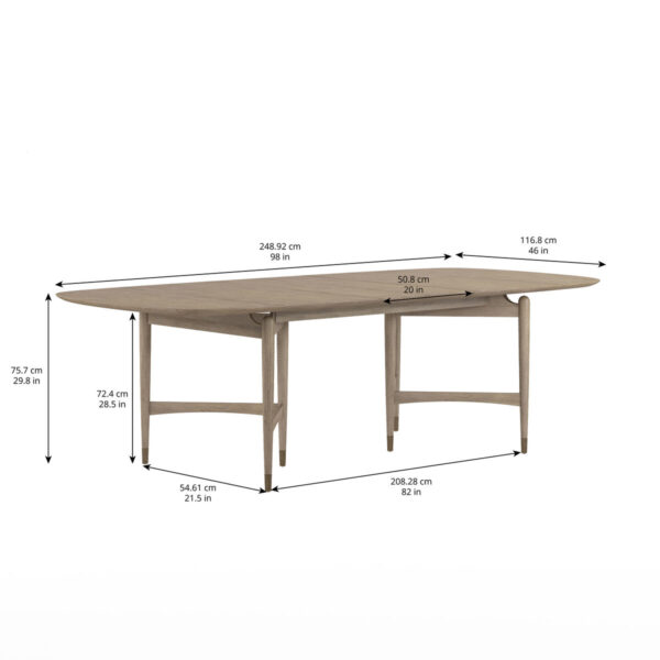 Finn Rectangular Dining Table By Art Furniture 12