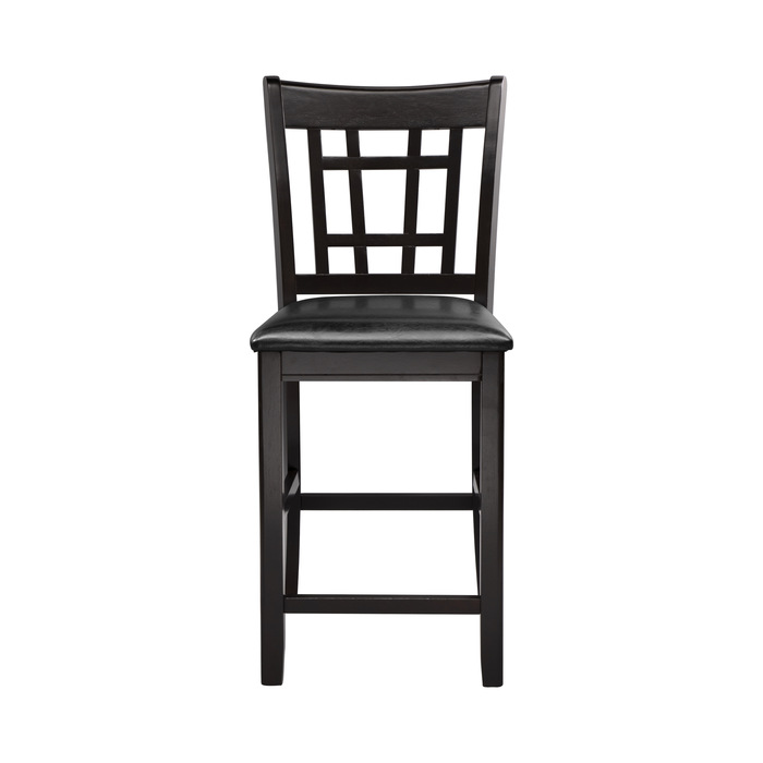 Dark Cherry Junipero Collection Counter Height Chair By Homelegance