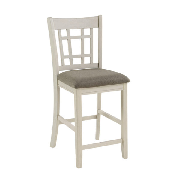 White Junipero Collection Counter Height Chair By Homelegance 9