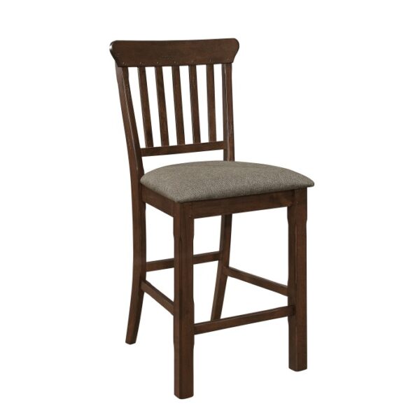 Dark Brown Schleiger Collection Counter Height Chair By Homelegance 8