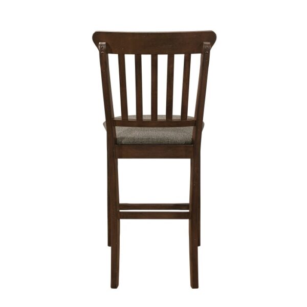 Dark Brown Schleiger Collection Counter Height Chair By Homelegance 9