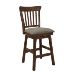 Dark Brown Schleiger Collection Swivel Counter Height Chair By Homelegance Counter Chair Mobilia Cleopatra 14 Dark Brown Schleiger Collection Swivel Counter Height Chair By Homelegance 14