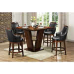 Burnished oak Bayshore Collection Swivel Counter Height Chair By Homelegance Counter Chair Mobilia Cleopatra 18 Burnished oak Bayshore Collection Swivel Counter Height Chair By Homelegance 18