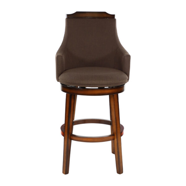 Burnished Oak Bayshore Collection Swivel Pub Chair By Homelegance 9