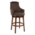Burnished Oak Bayshore Collection Swivel Pub Chair By Homelegance Bar & Stool Mobilia Cleopatra 16 Burnished Oak Bayshore Collection Swivel Pub Chair By Homelegance 16