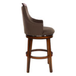 Burnished Oak Bayshore Collection Swivel Pub Chair By Homelegance Bar & Stool Mobilia Cleopatra 17 Burnished Oak Bayshore Collection Swivel Pub Chair By Homelegance 17