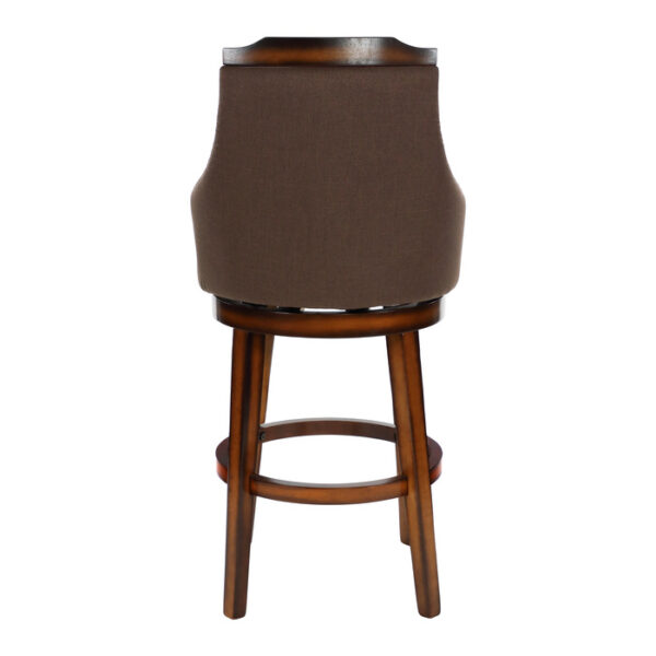 Burnished Oak Bayshore Collection Swivel Pub Chair By Homelegance 12