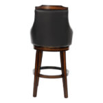 Burnished Oak Dark Brown Bayshore Collection Swivel Pub Chair By Homelegance Bar & Stool Mobilia Cleopatra 14 Burnished Oak Dark Brown Bayshore Collection Swivel Pub Chair By Homelegance 14